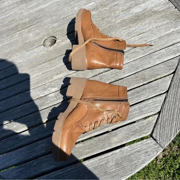 NATURALIZER Catherine Womens Faux Leather Block Heel Ankle‎ Boots size 8.5 - Picture 10 of 12